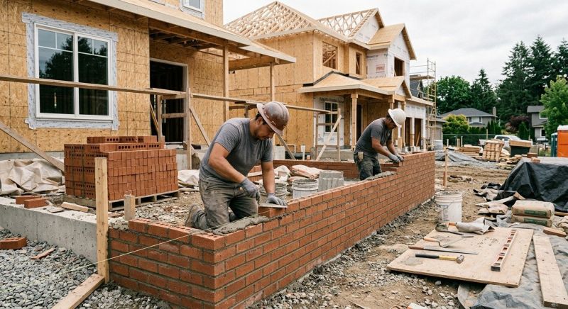 Brick Foundation Installation in Boston, MA